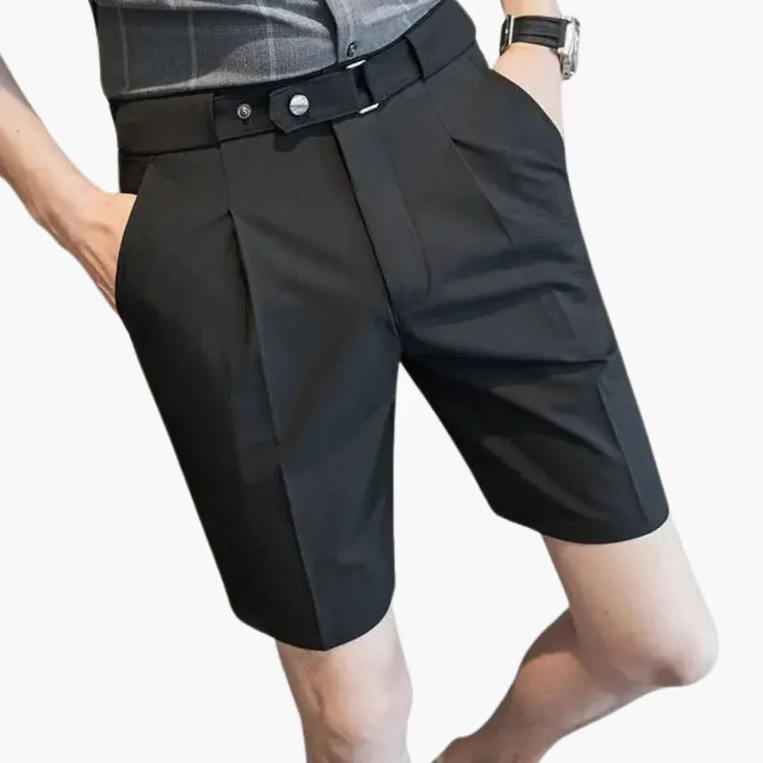 Bavane | Men's Summer Shorts with Pleats and Belt Loops