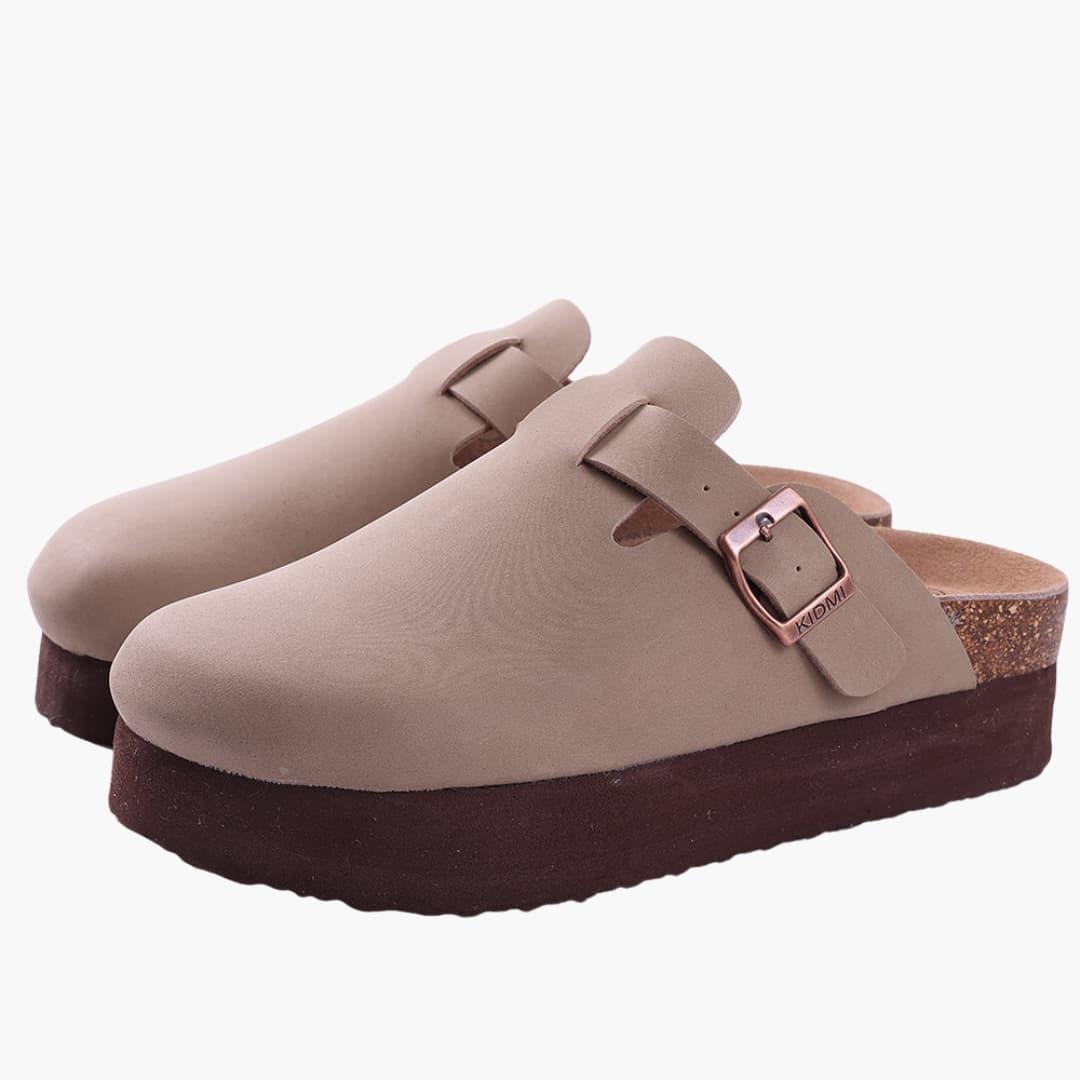 Bavane | Closed Clogs - Women's Comfort with Strap and Footbed