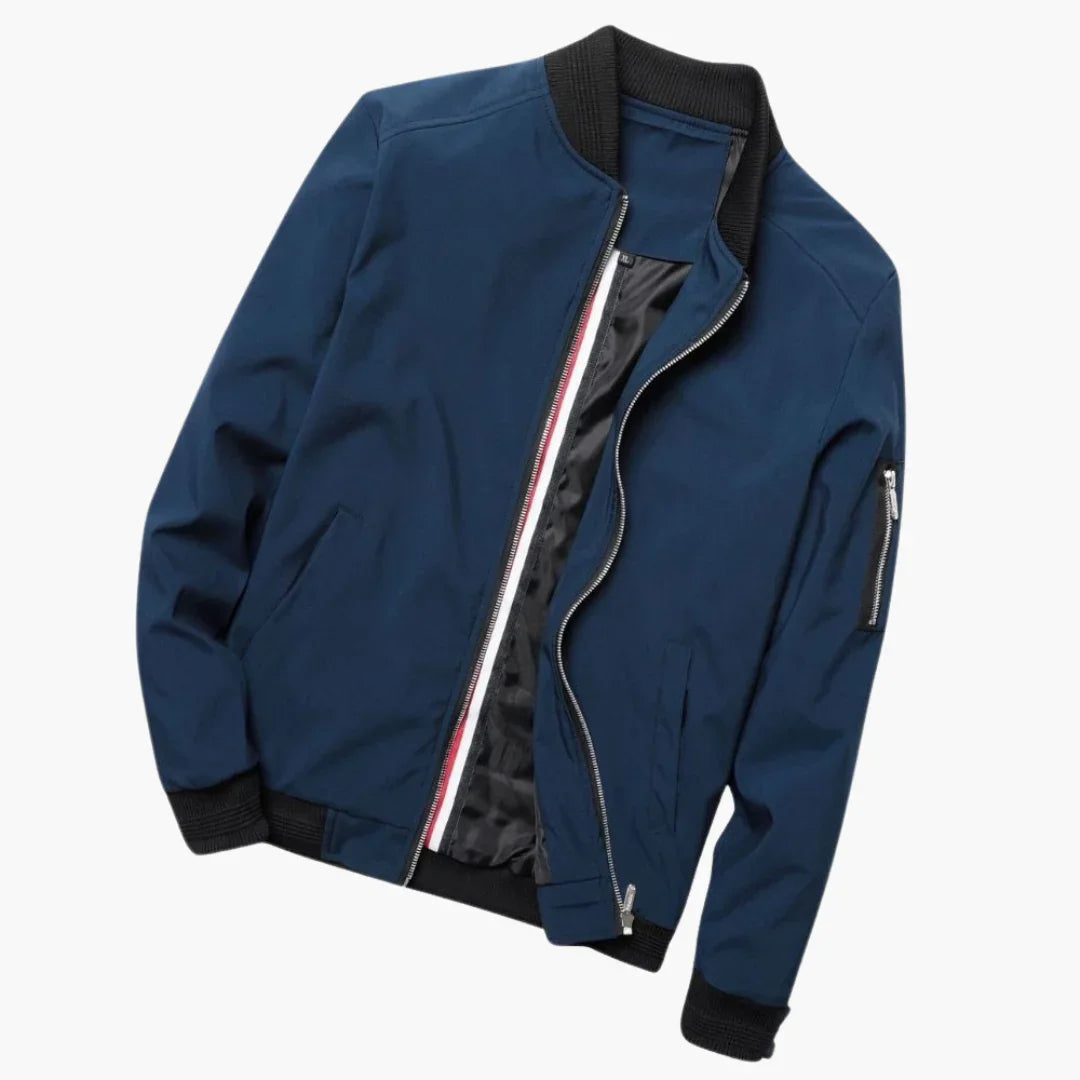 Lightweight Bomber Jacket for Men - Breathable & Stylish