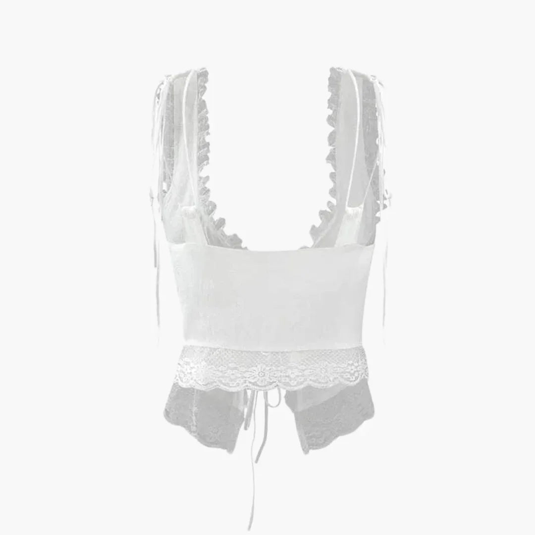 Elegant V-Neck Top - Women's Summer Blouse