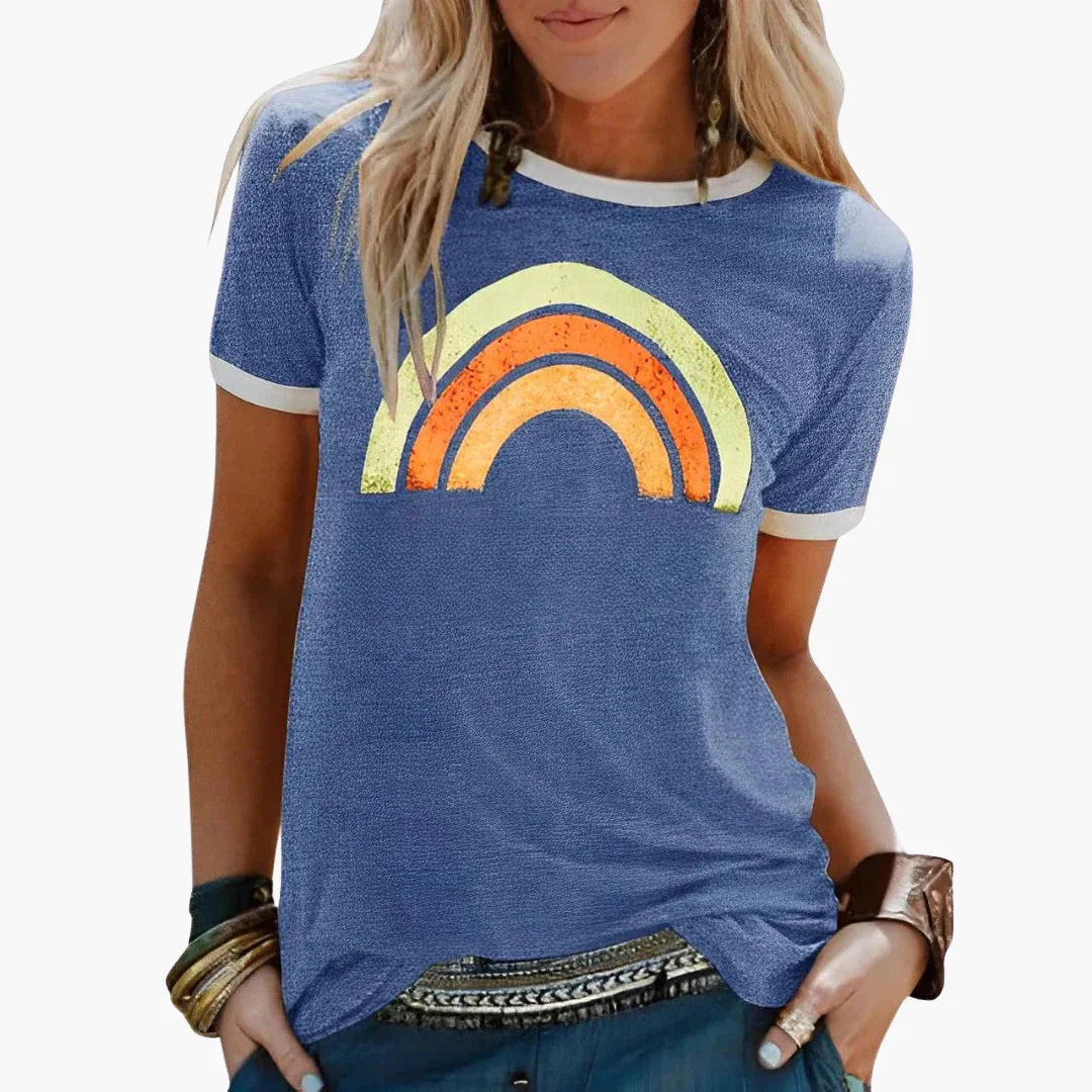 Good Vibes Graphic T-Shirt - for Women in Casual Style