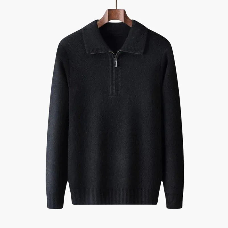 Winter Sweater for Women  Elegant Half-Zip, Cozy & Warm
