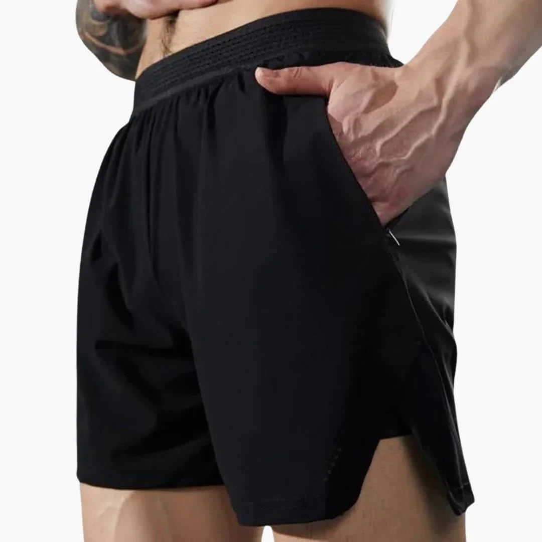 Bavane | Men's Sports Shorts with Inner Liner and Quick-Drying Fabric