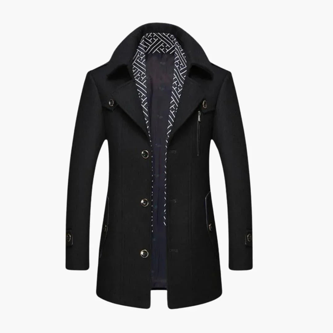 Wool Coat for Men  Elegant & Warm for Winter Days