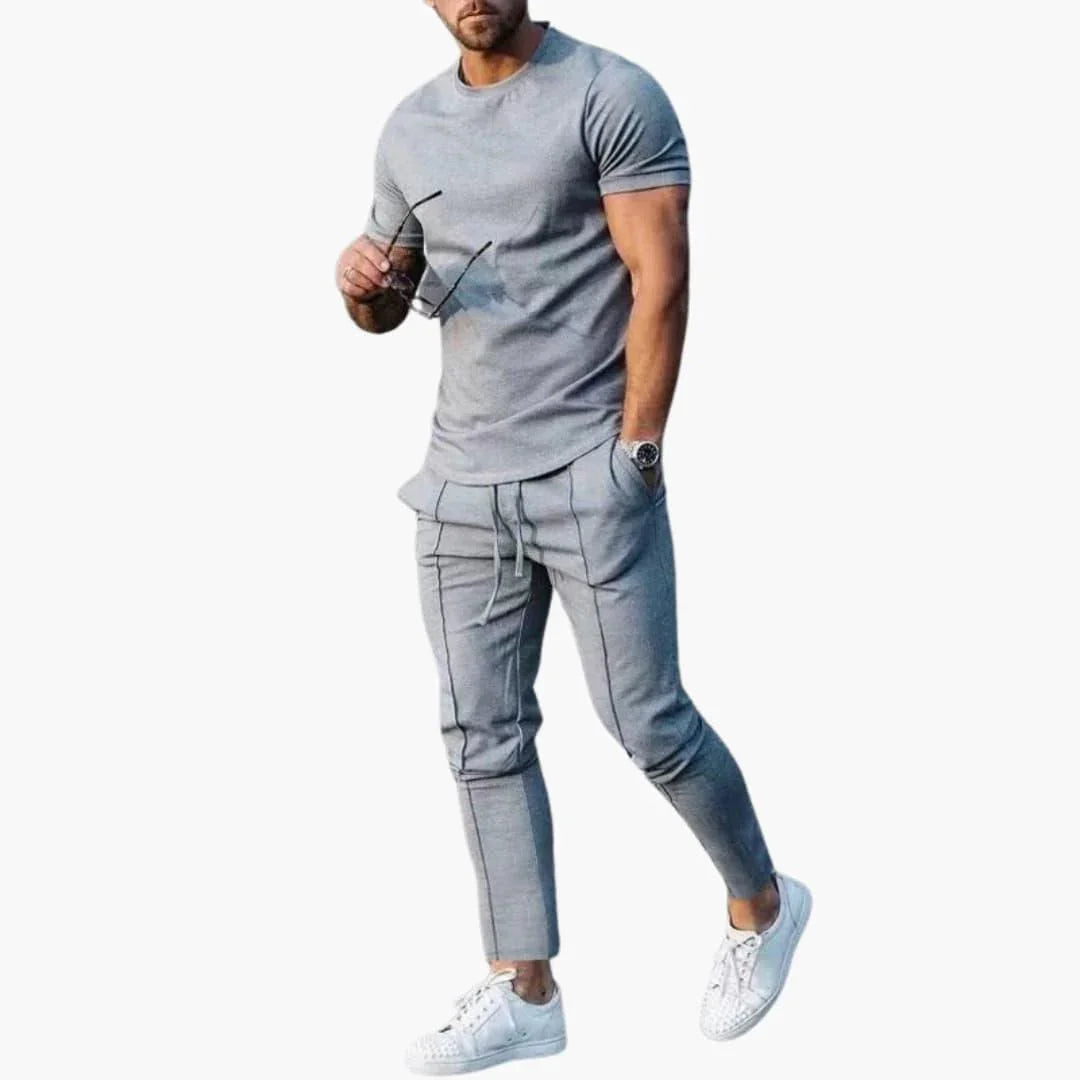 Comfortable 2-Piece Set for Men  Stylish Casual Outfit