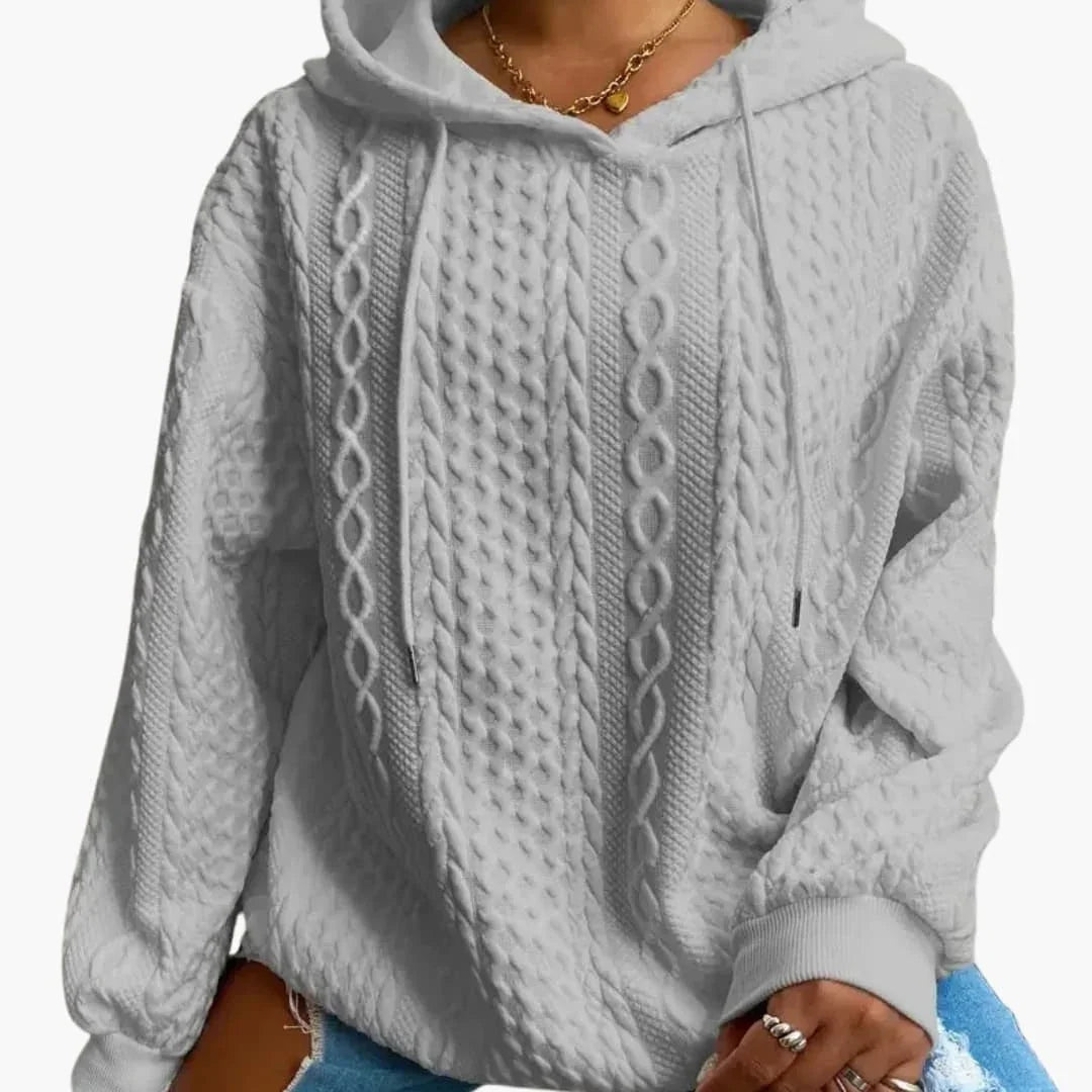 Women's Hoodie with Hood and Long Sleeves