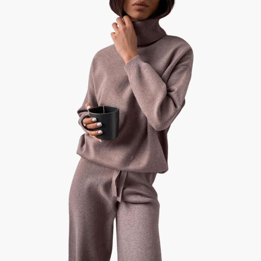 Turtleneck Set for Women  Luxurious and Comfortable Outfit