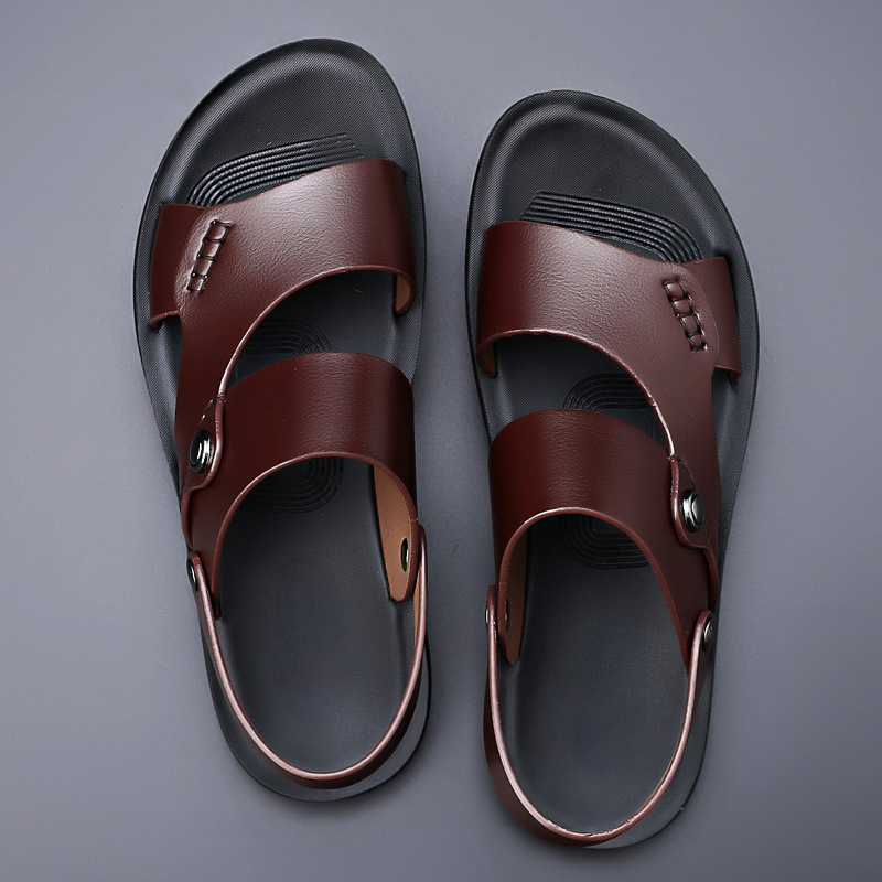 Women's Sandals with Vegan Leather Straps and Cushioned Insole
