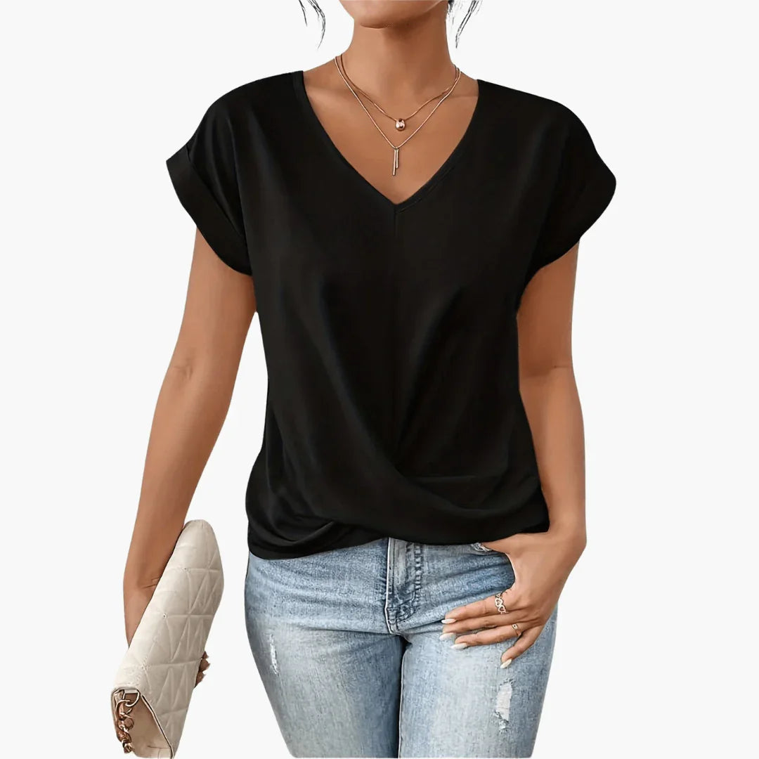 Trendy V-Neck Blouse for Women  Stylish & Comfortable