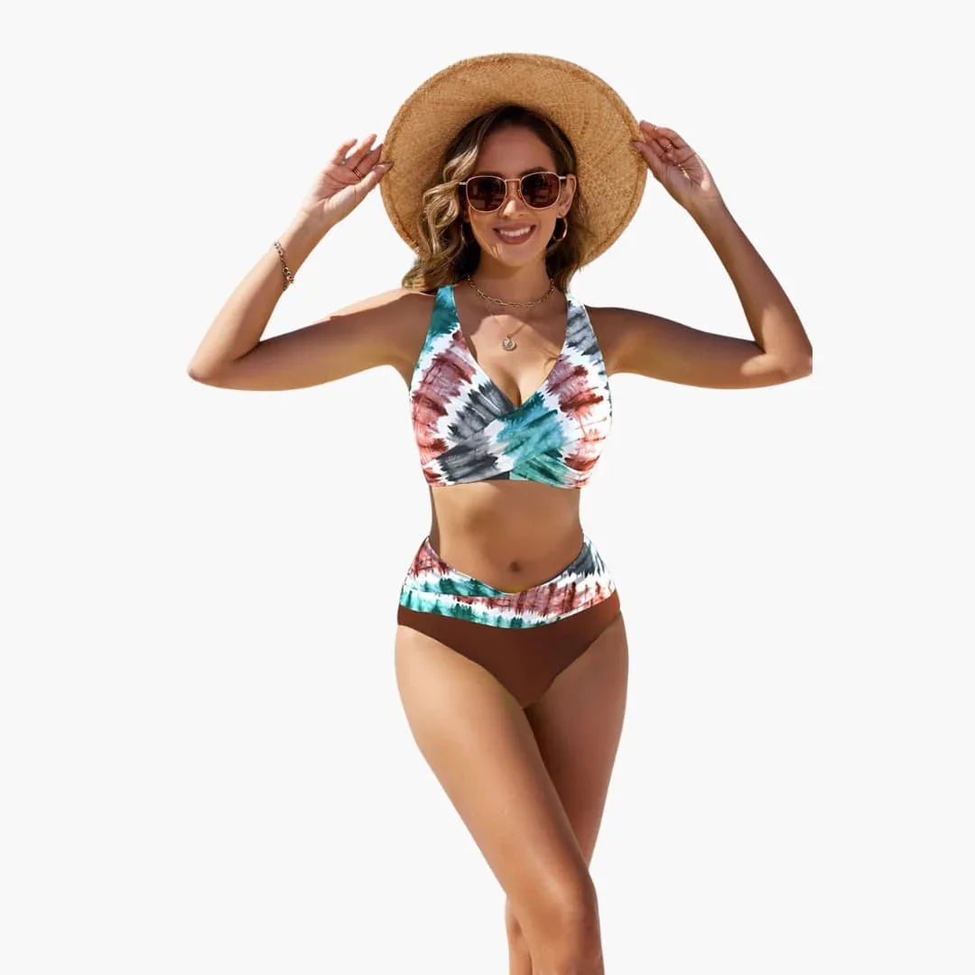 Elegant Crossover Bikini - Women's Two-Piece for Summer