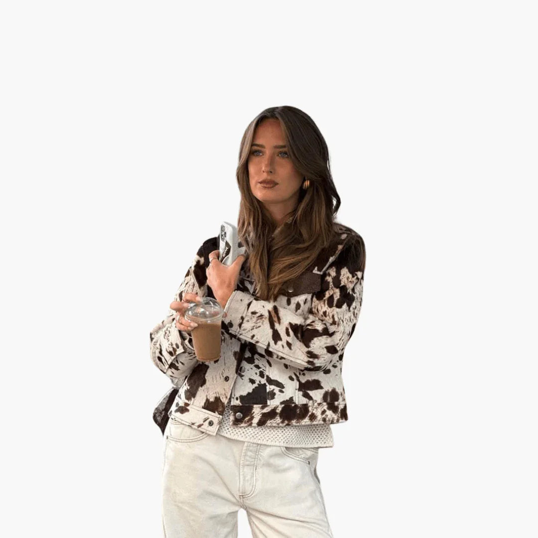 Trendy Women's Faux Fur Jacket with Straight Cut  Warm & Stylish