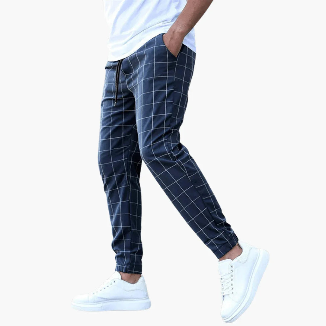 Plaid Pants for Men  Adjustable Fit & Stylish Elegance