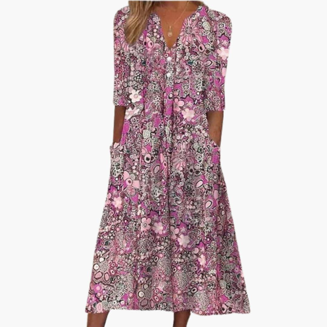 Boho Midi Dress for Women - Summery and Flowing in Style