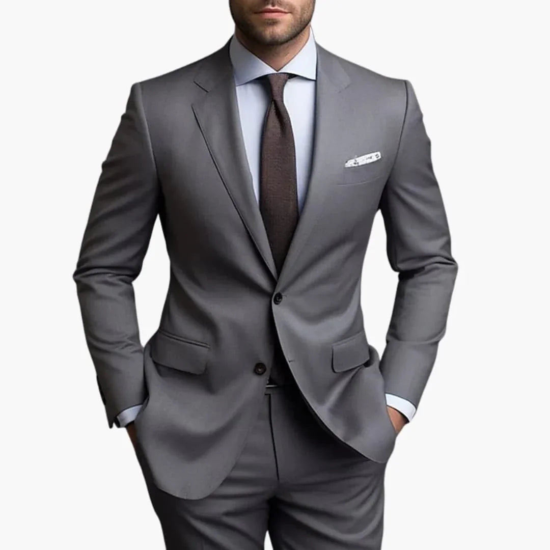 Bavane | Men's Suit with Single-Breasted Blazer and Slim Fit