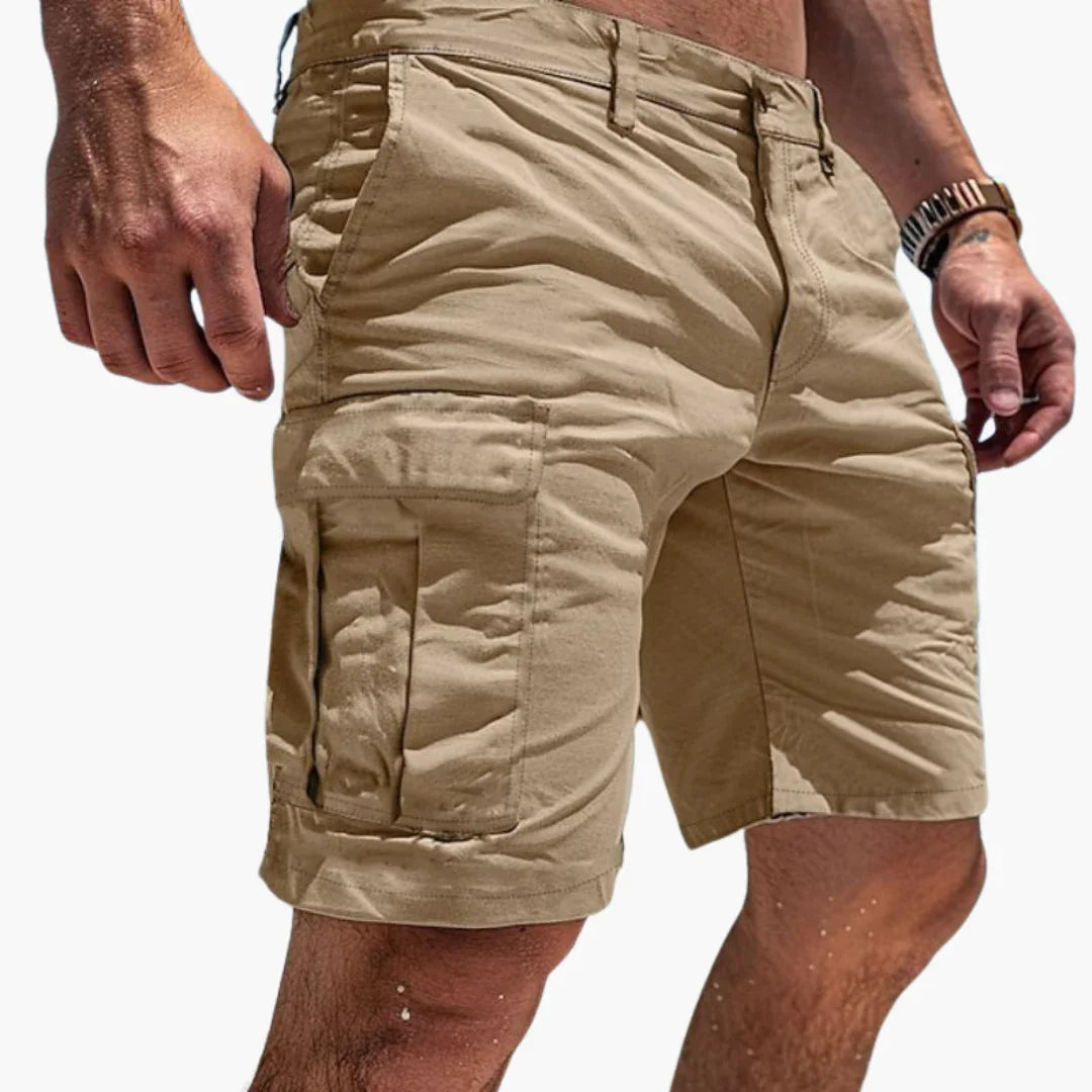 Bavane | Men's Knee-Length Cargo Shorts with Multiple Pockets for Summer