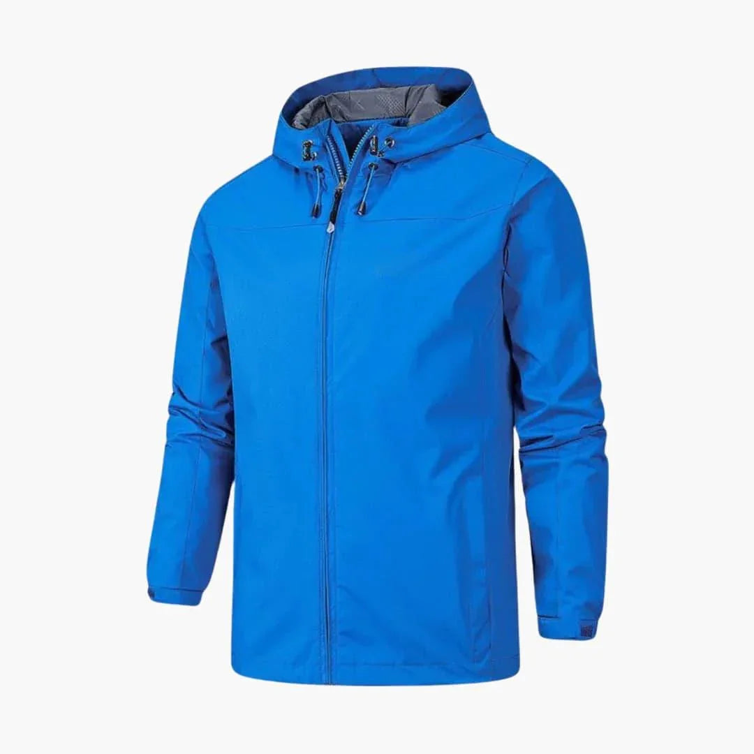 Waterproof Rain Jacket for Men with Breathable Material