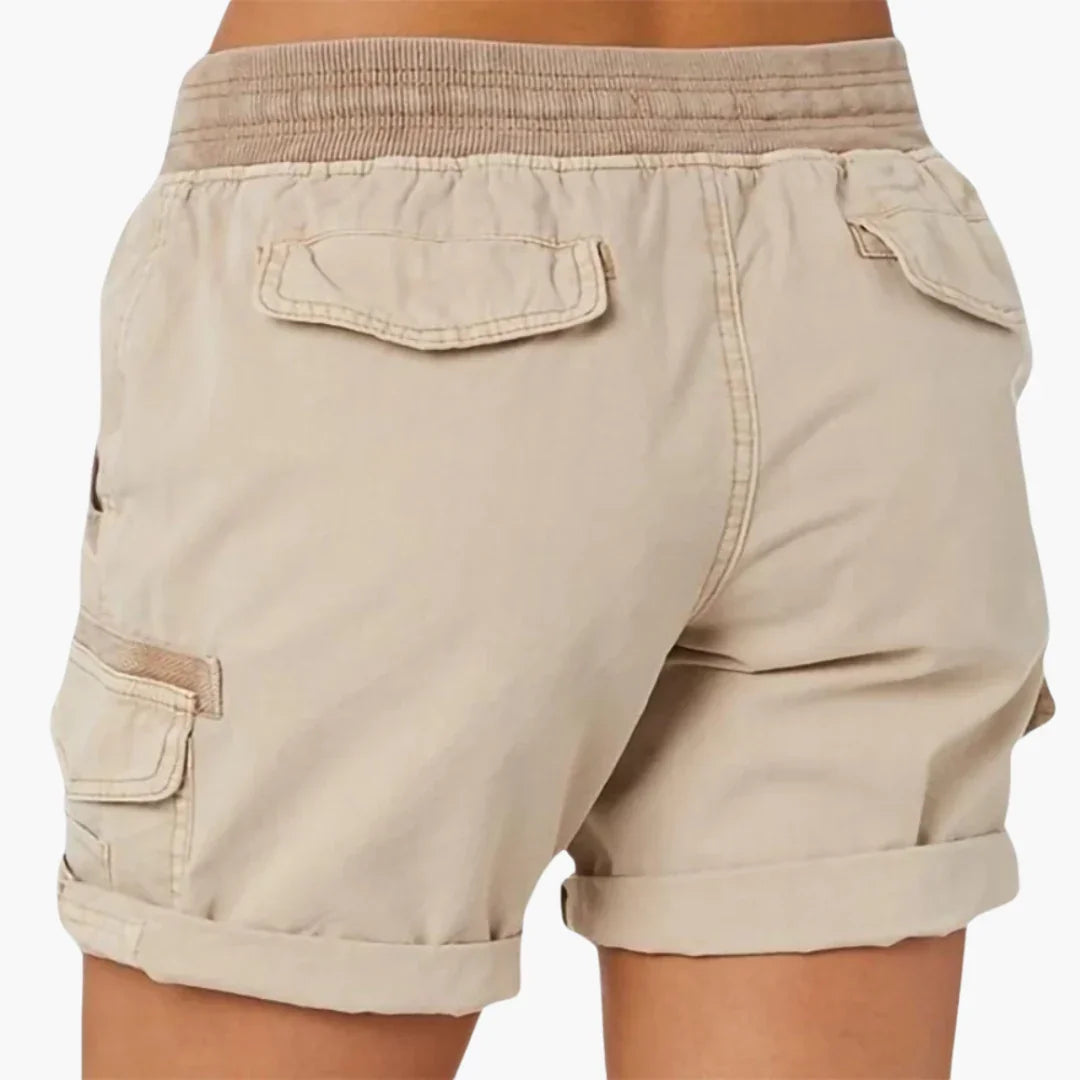 Women's Cargo Shorts with Drawstring  Comfortable and Stylish