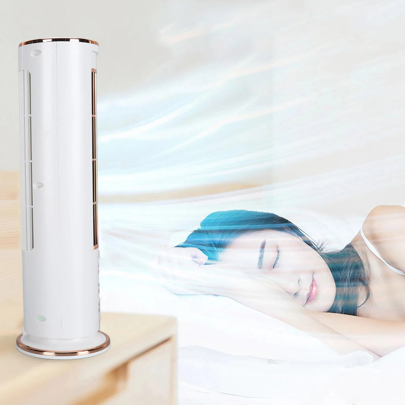 Bavane | Bladeless Desktop Air Conditioner Fan with Remote Control