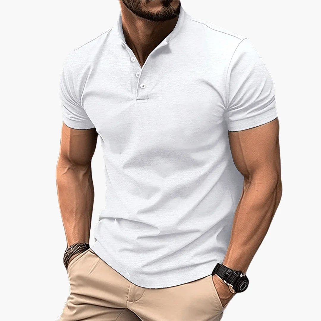Men's Polo Shirt  Short Sleeve Cotton for Everyday Wear