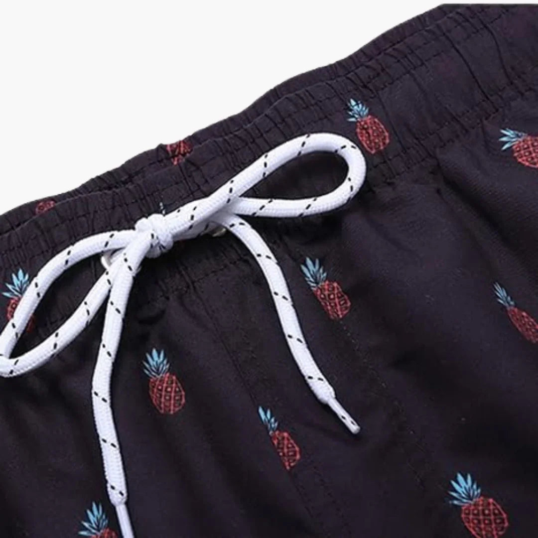 Swim Shorts with Inner Lining - Men's Quick-Dry Swim Shorts