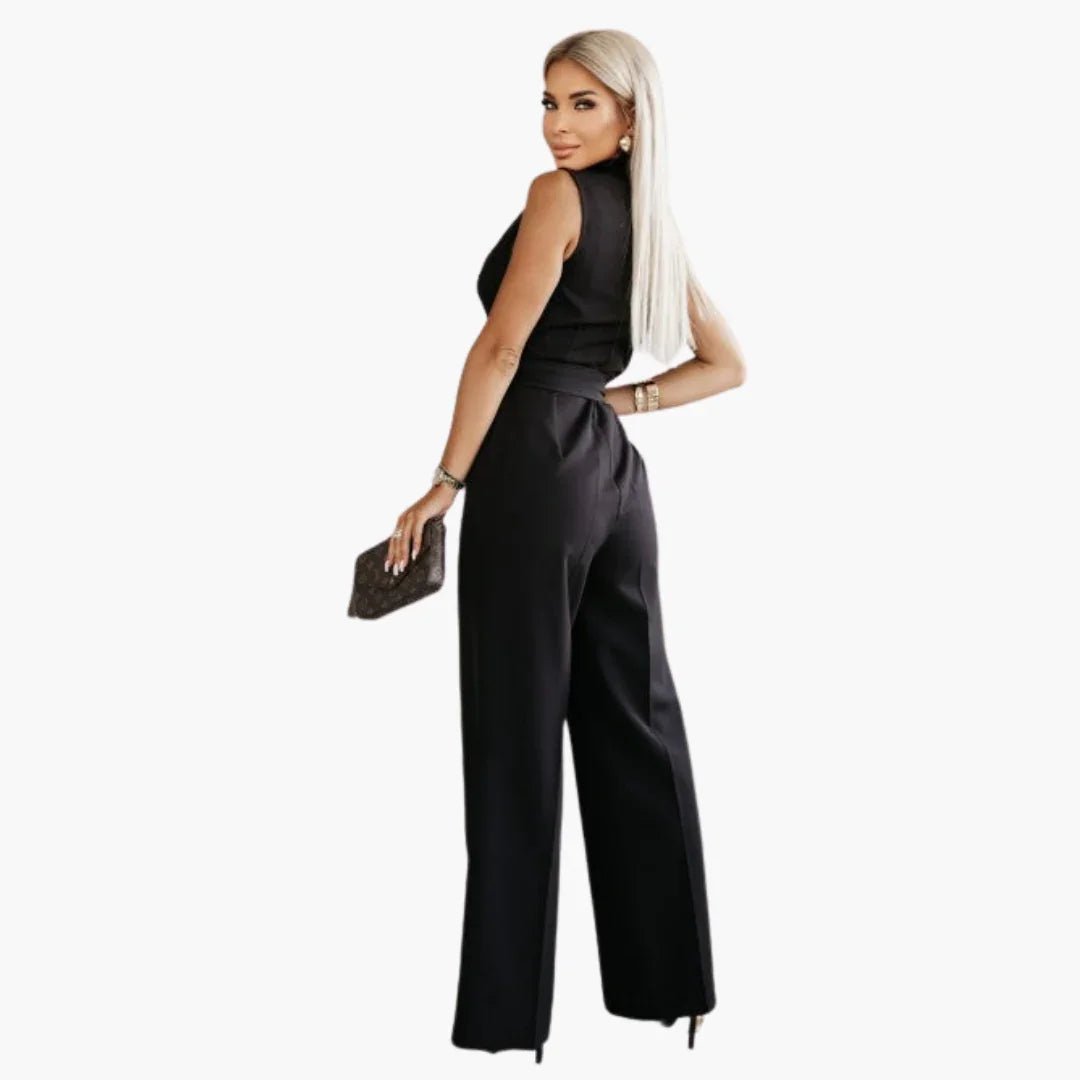 Sleeveless Jumpsuit for Women - Elegant & Versatile