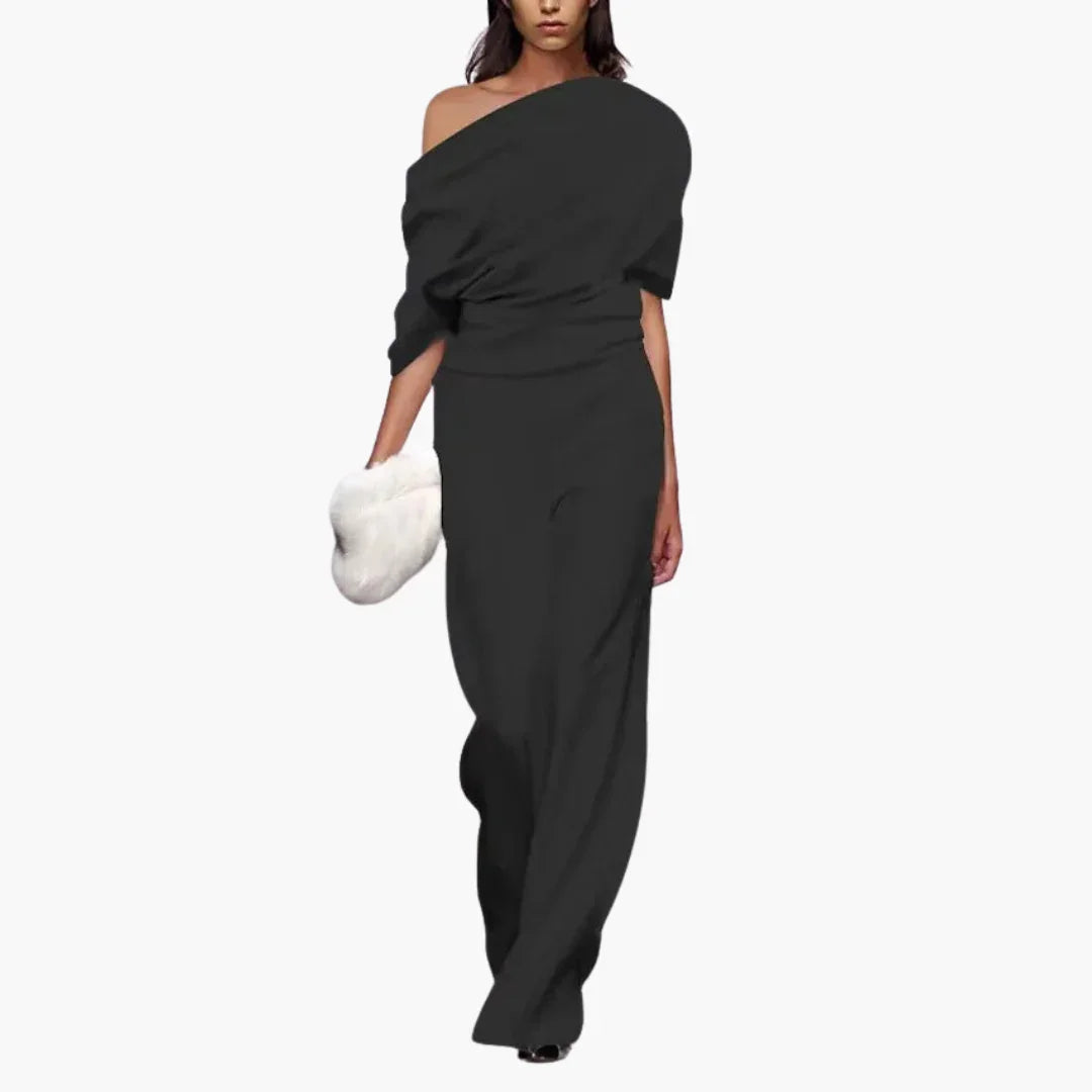 Bavane | Elegant Single-Breasted Jumpsuit for Women - Spring Trend