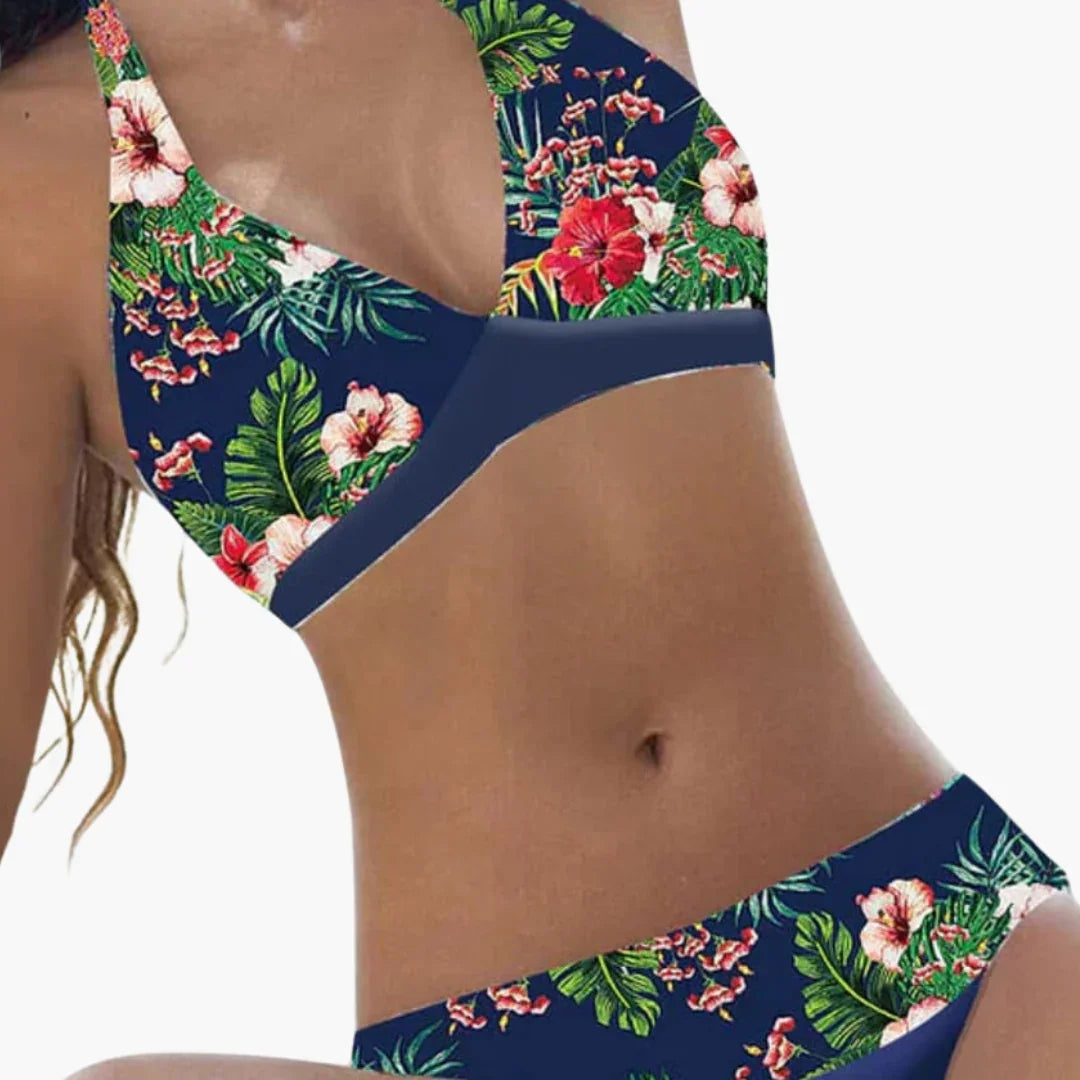 Backless Women's Bikini - Halter Design for Summer Vacation