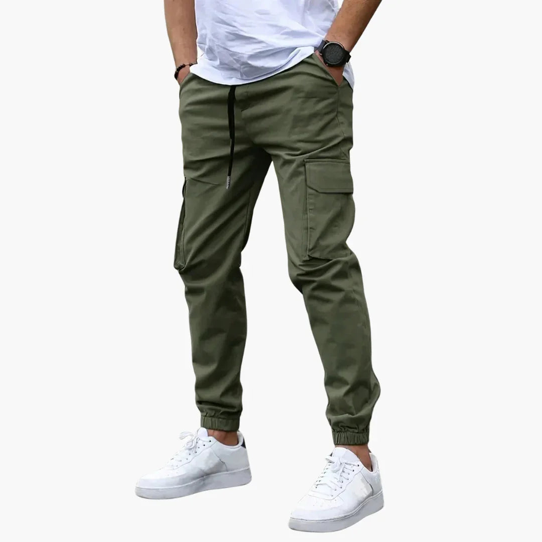 Relaxed Cargo Jogger Pants - For Men with Pockets & Style