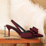 Felicity | Women's Heels with Bow Detail and Stiletto Heel