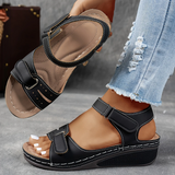 Women's Orthopedic Sandals with Cushioned Footbed and Wedge Sole