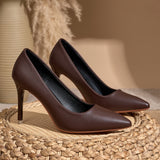 Women's Slip On Heels with Pointed Toe and Stiletto