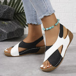 Women's Sandals with Adjustable Straps and Cushioned Insole