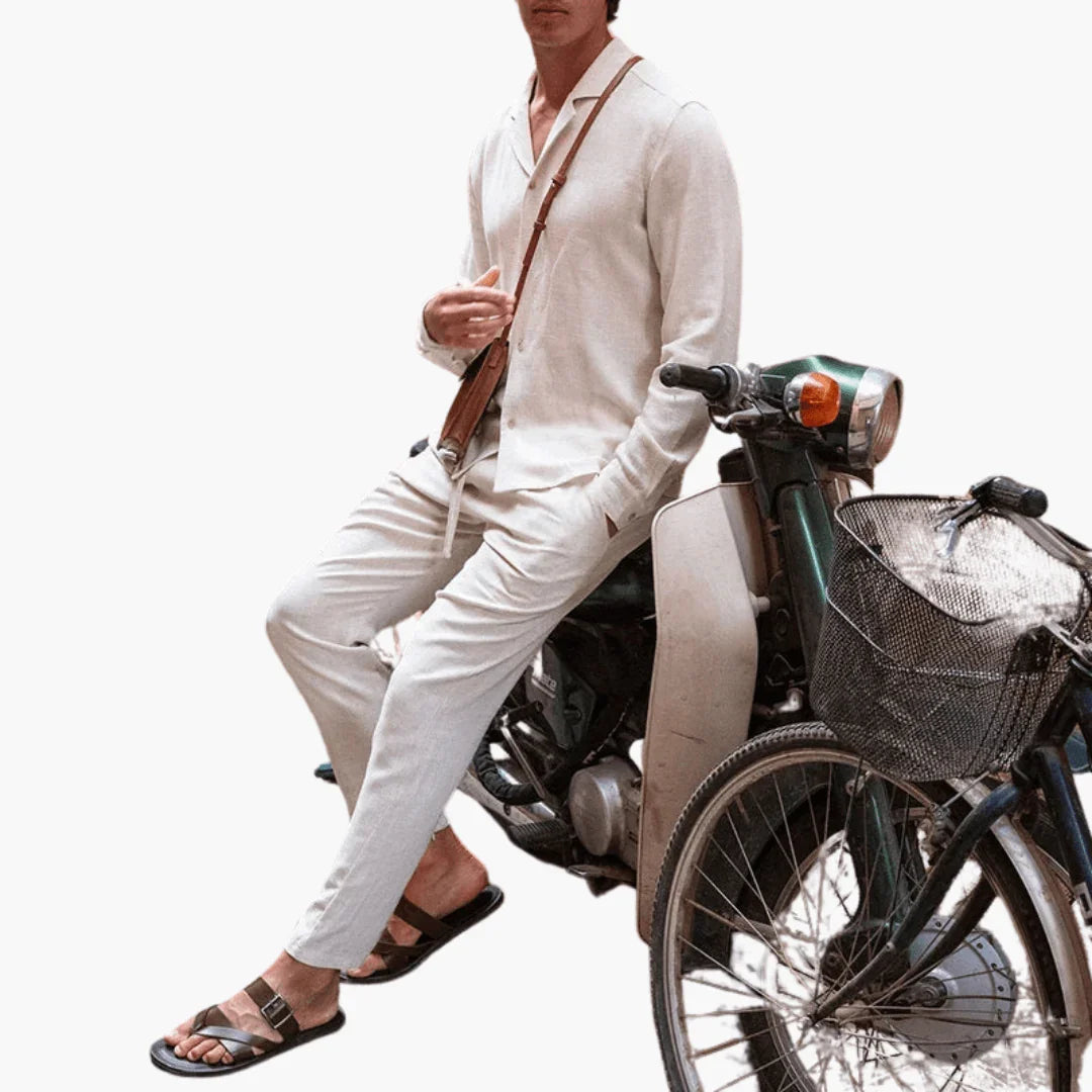 Men's Shirt and Pants Set - Comfortable and Breathable