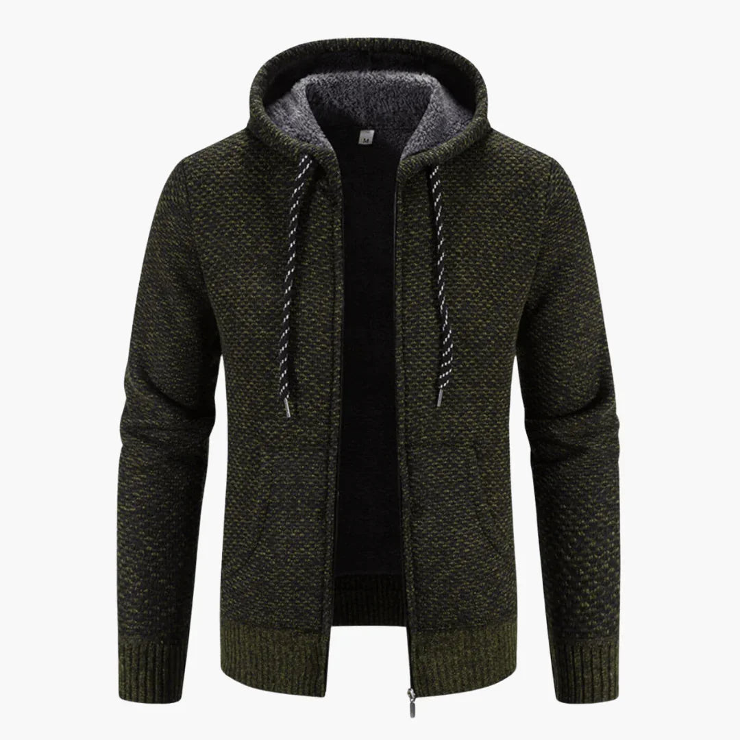 High-Quality Hooded Cardigan  Modern and Comfortable for Men