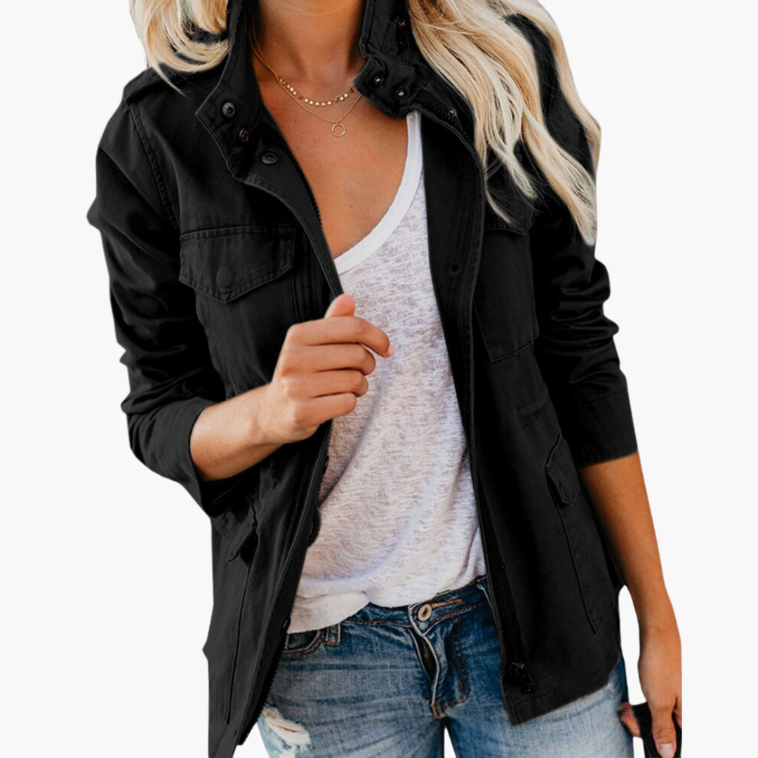 Transitional Jacket with Pockets for Women