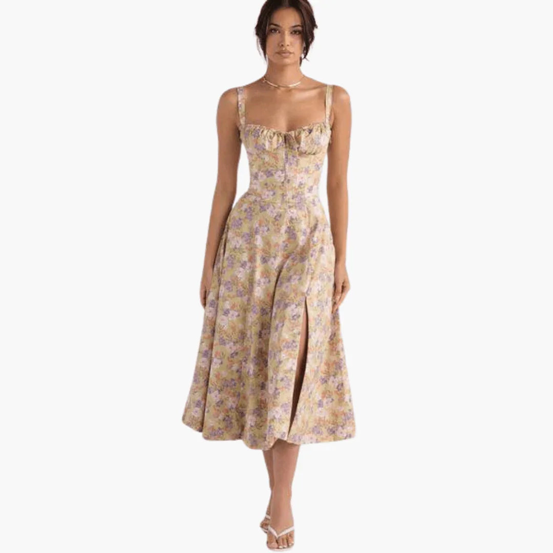 Off-Shoulder Floral Dress for Women  Elegant & Airy