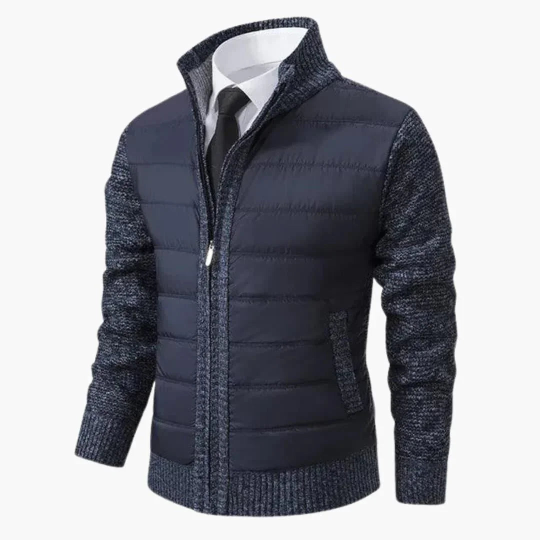 Men's Zip-Up Sweater  Comfortable & Stylish