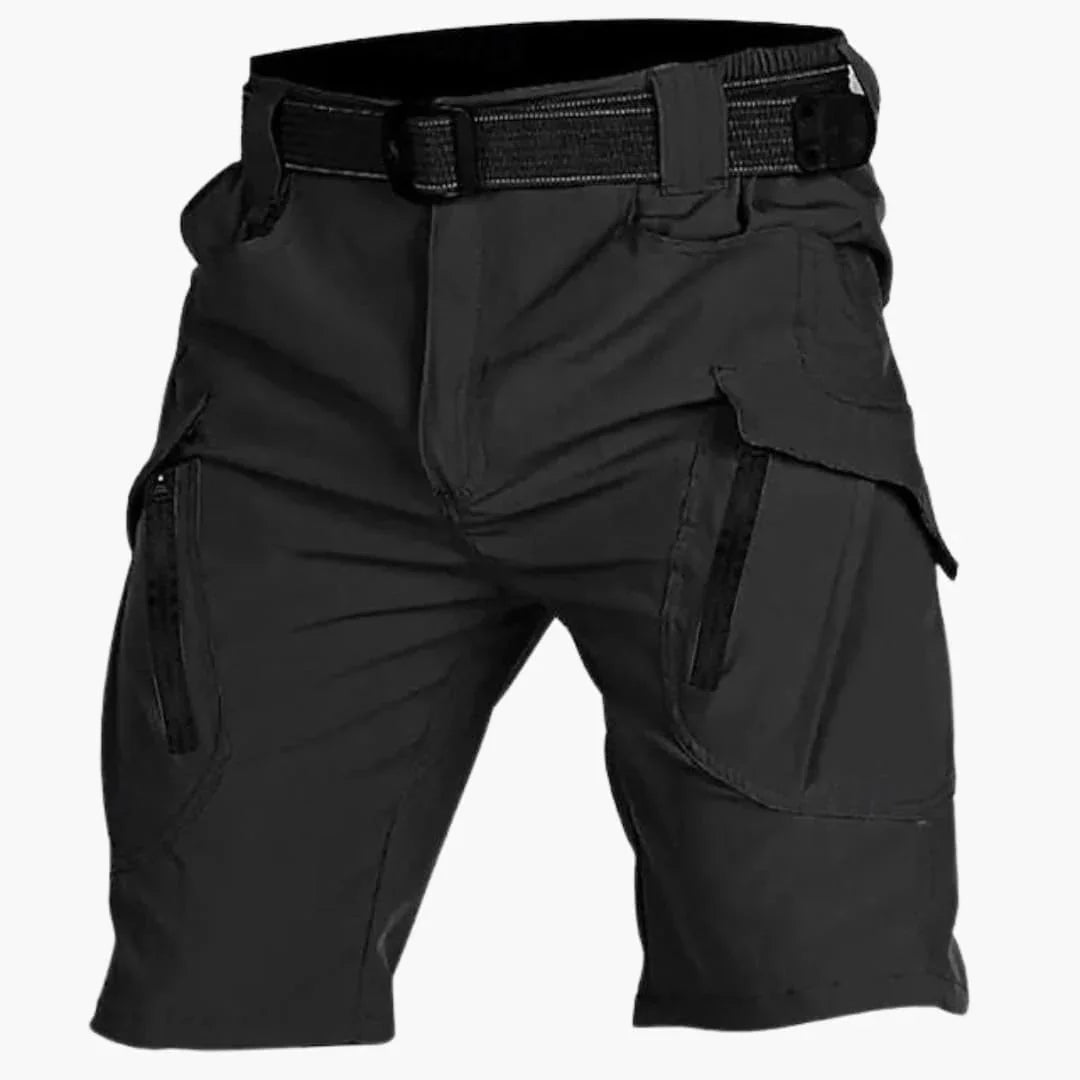 Men's Tactical Summer Shorts with Cargo Pockets and Belt