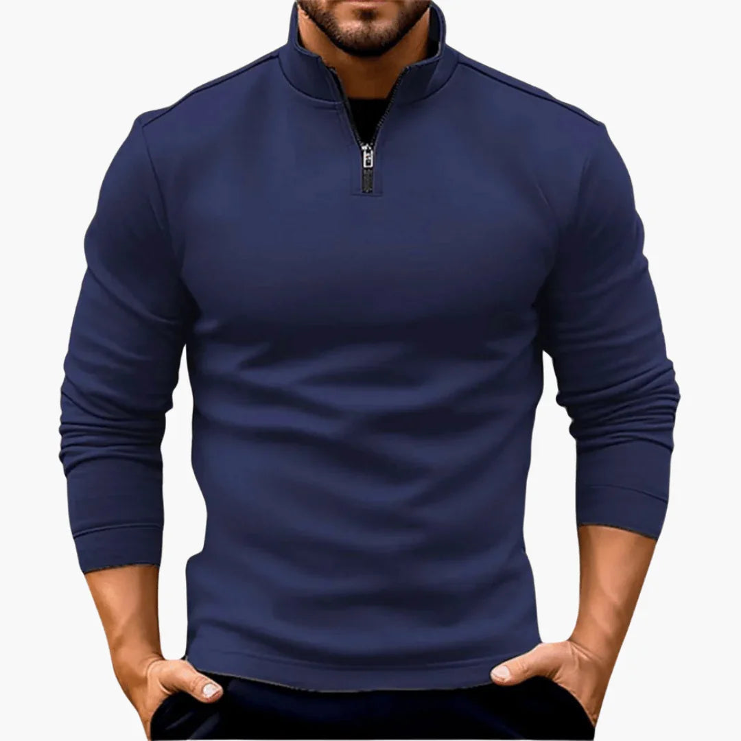 Sweatshirt with Zipper for Men - Sporty & Comfortable
