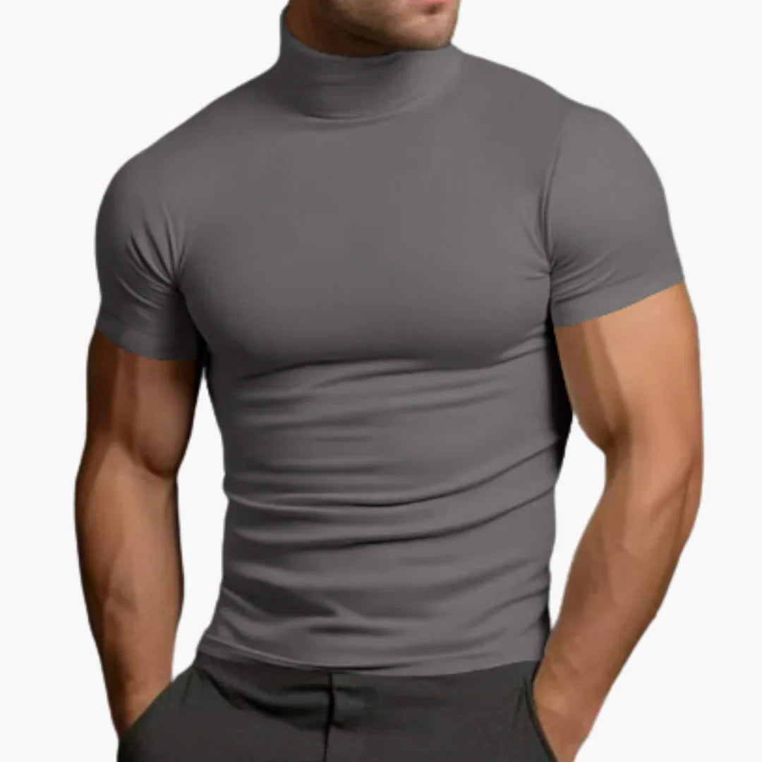 Turtleneck T-Shirt for Men  Fitted & Stylish
