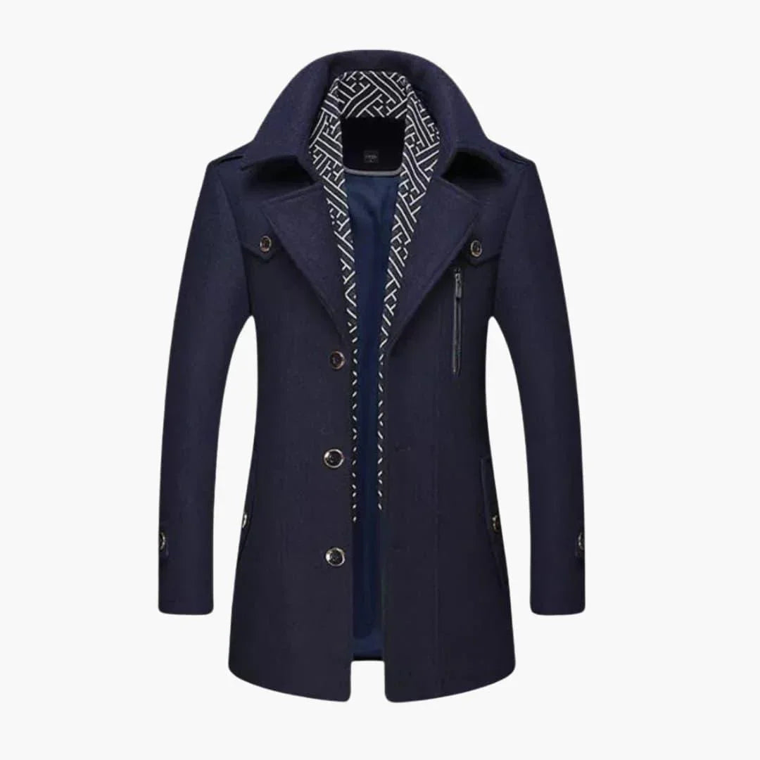 Wool Coat for Men  Elegant & Warm for Winter Days