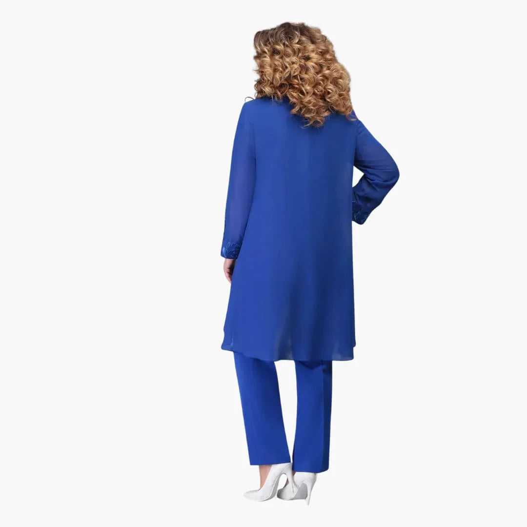 Embroidered 3-Piece Suit for Women