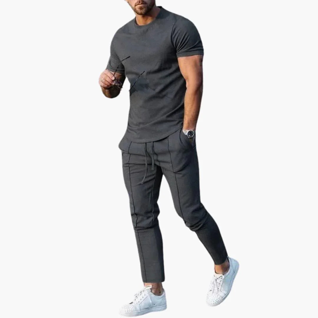 Comfortable 2-Piece Set for Men  Stylish Casual Outfit