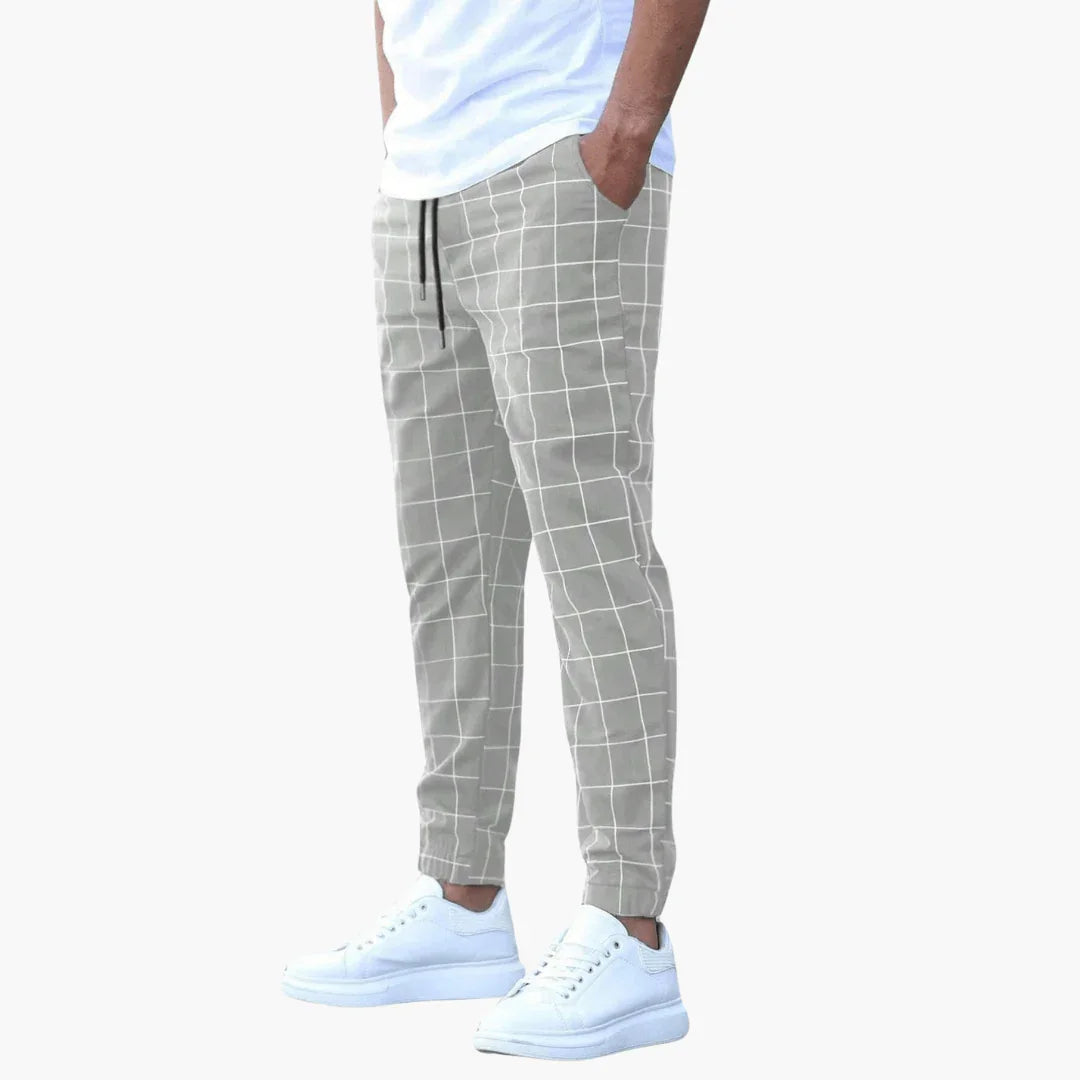 Plaid Pants for Men  Adjustable Fit & Stylish Elegance