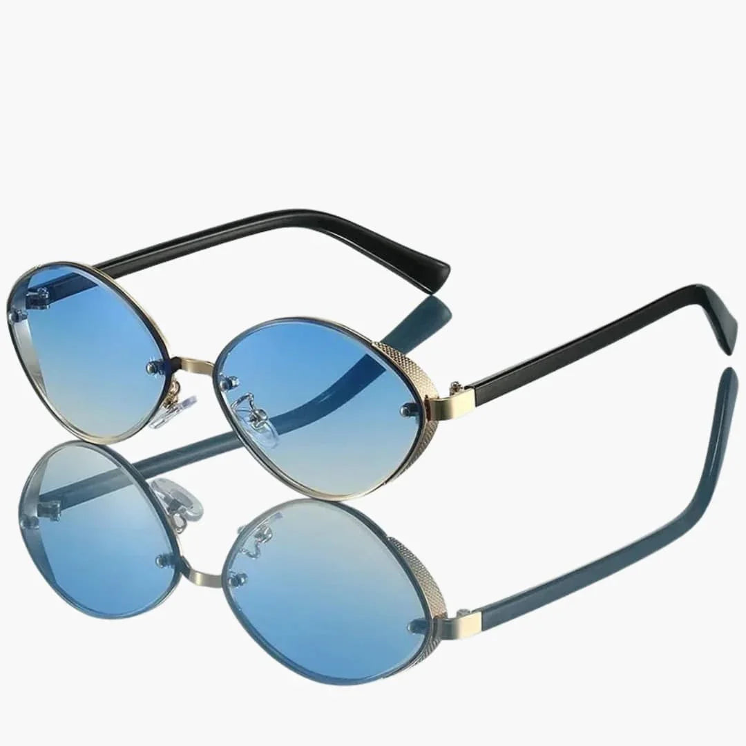 Bavane | Women's Sunglasses with Oval Metal Frame and UV400 Protection