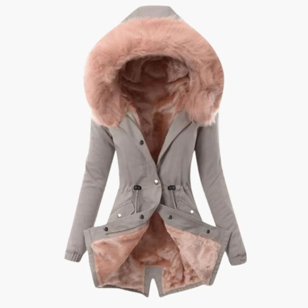 Cozy Women's Winter Coat with Hood  Insulated & Warm