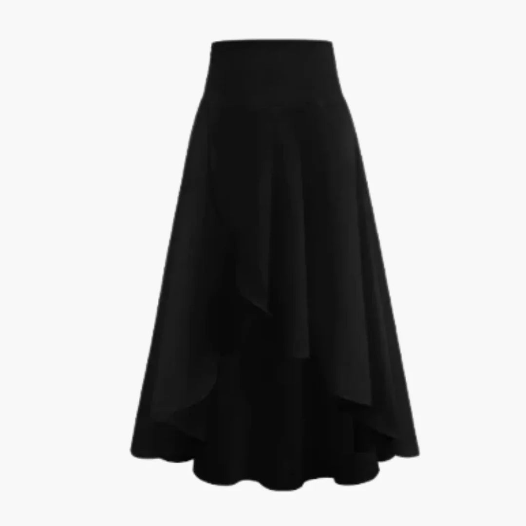 Pleated Skirt for Women - Elegant Midi Skirt with Pleat Design