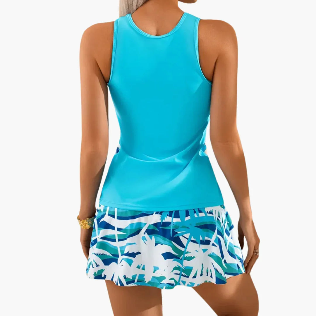 Tankini Set with Skirt for Women  Sporty & Two-Piece