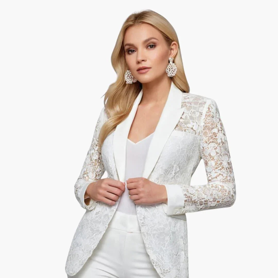 Elegant Lace Blazer for Women - Stylish Lace Blazer