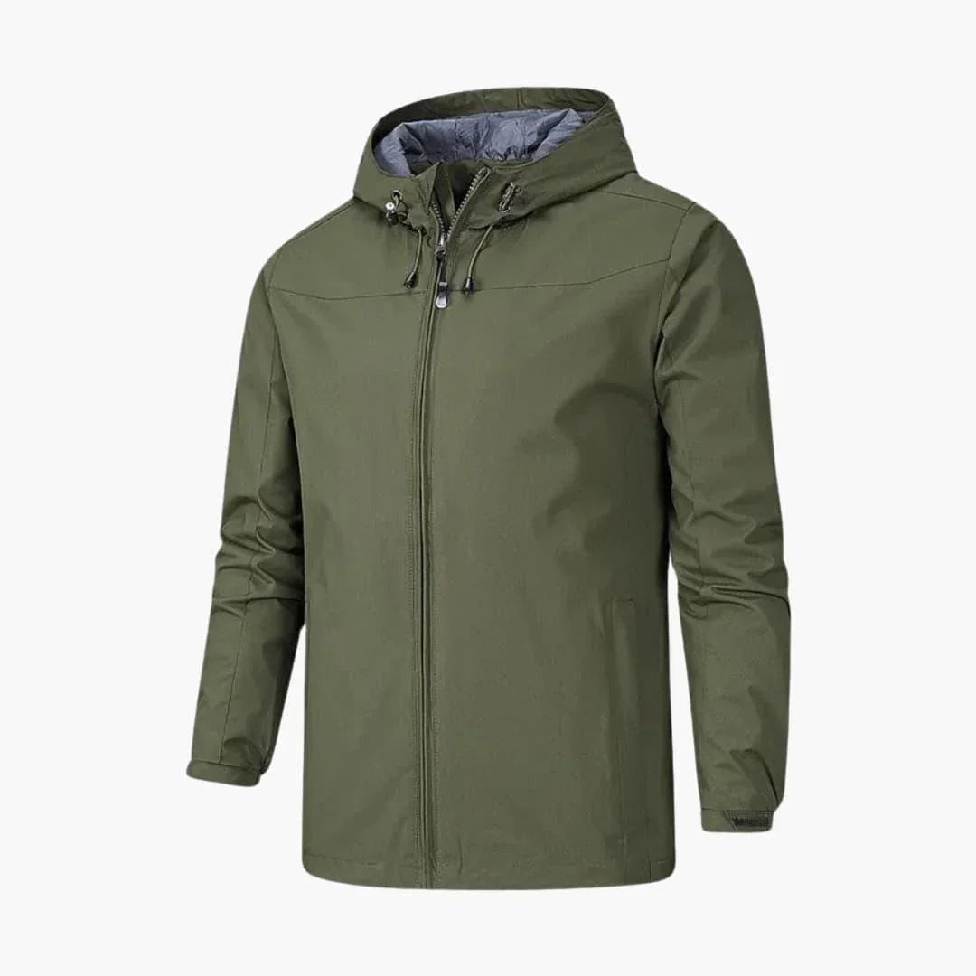 Waterproof Rain Jacket for Men with Breathable Material
